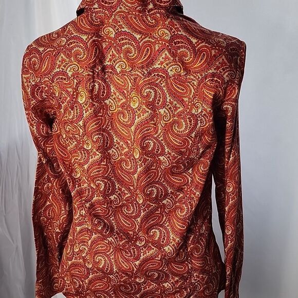 Vintage Craig Taylor Ltd. Size S Paisley Button~Up Shirt - Picture 4 of 4